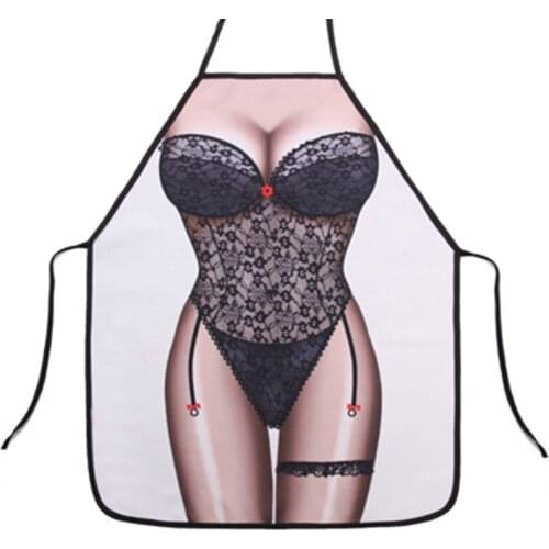 Kitchen Apron Funny Sexy Apron Personalized Digital Printed Aprons For Woman Man Delantal Cocina BBQ Cleaning Cooking Apron