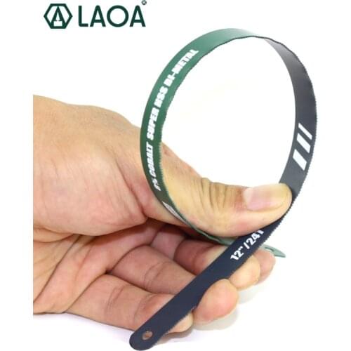 LAOA 10pcs 18T/24T/32T M42 High Speed Steel double Metal Hand Steel Saw Blade Pruning Tools Metalworking tools
