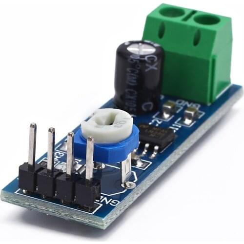 LM386 audio power amplifier module 200 times gain amplifier board mono power amplifier 5V-12V Input