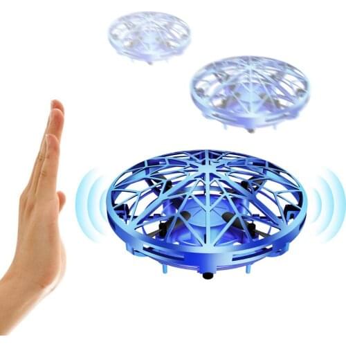 Hand-controlled Mini UFO Sensing Aircraft 360 Rotation RC Drones Mini Helicopter Plane Toys For Children Kid Gift