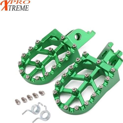 Motorcycle CNC Foot Pegs Footpegs FootRest Pedal For Kawasaki KX250 KX250F KX450F KX450 KX250X KX450X KLX450R KX 250F KLX 450R
