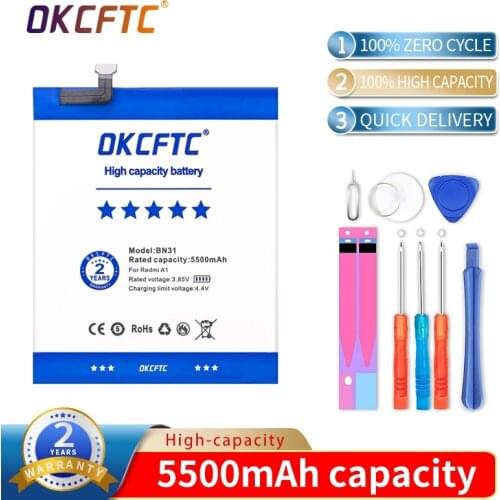 OKCFTC Xiaomi Mi 5X Phone Batteries