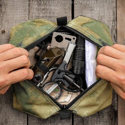 Waist Pack Outdoor Mountaineering Camouflage Portable Large Capacity Hand Grasp Storage Bag