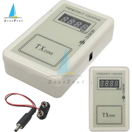 Remote Control Wireless Frequency Meter Counter Tester 250-450MHZ for Car Auto Key Remote Cymometer Detector Power Supply Cable