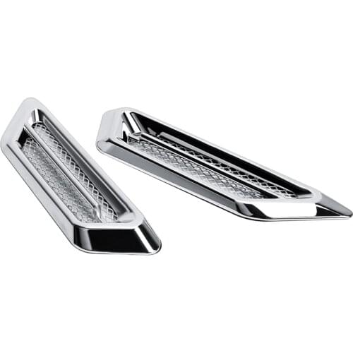 Car Styling for Peugeot 206 5008 Kia Stinger K5 AMG Mercedes W212 Fake Shark Gill Side Air Vent Fender Cover Hole Grille Sticker