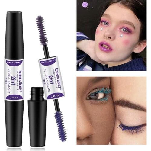Eyes Mascara Volume Cosmetics Lengthens Eyelashes Waterproof Never Cross Professional Female Makeup