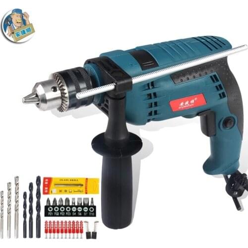 Anjieshun 950W impact drill multi-functional hand drill set household hardware power tools