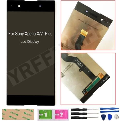 For Sony Xperia XA1 Plus LCD Display Touch Screen Digitizer Display Screen For Sony XA1 Plus G3416 G3412 G342 G3421 G3423 LCD
