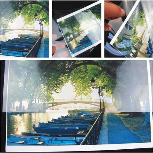 1/5/10pcs Transparent Inkjet Film A4 / A3 Size Inkjet Sheet Transparency Fully Transparent Film Printing Frosted U8D9