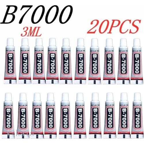 20pcs B7000 3ml Mobile phone screen Super glue b-7000 adhesive telephone glass glue repair point diamond jewelry DIY glue