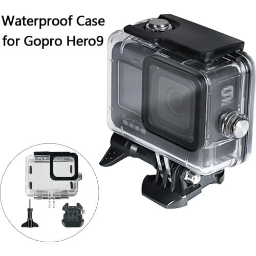 45 Meters Waterproof Case for Gopro Hero9 Underwater Diving Protection Housing Sports Action Camera Dive Protective Accessories