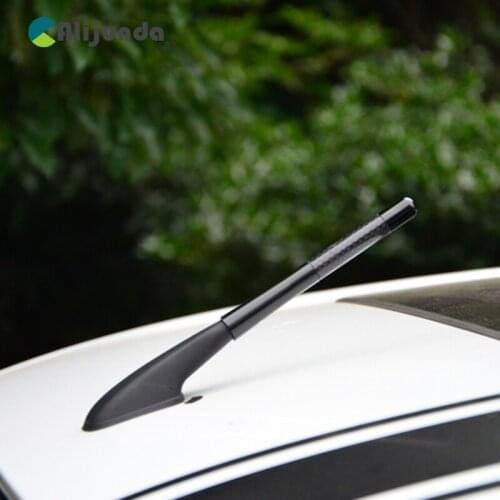 Alijunda Car Antenna FM AM Radio Carbon Fiber Short Car Aerial For Acura RLX CL EL CSX ILX MDX NSX RDX RL SLX TL TSX Vigor ZDX