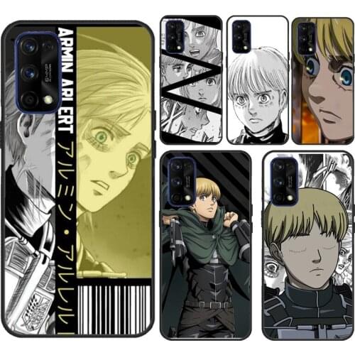 Armin Arlert Attack on Titan For OnePlus 9 Pro 8 Pro Nord 7T 8T Phone Case For Realme 7 Pro 6 Pro 8 Pro Q3 7i GT C3 C21