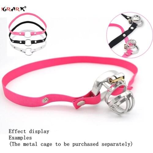 Bondage Equipment Elastic Band Male Chastity Device Adjustable Belt Rope Scrotum Ring Underwear Sex Toys for Men Gay Adult Tools