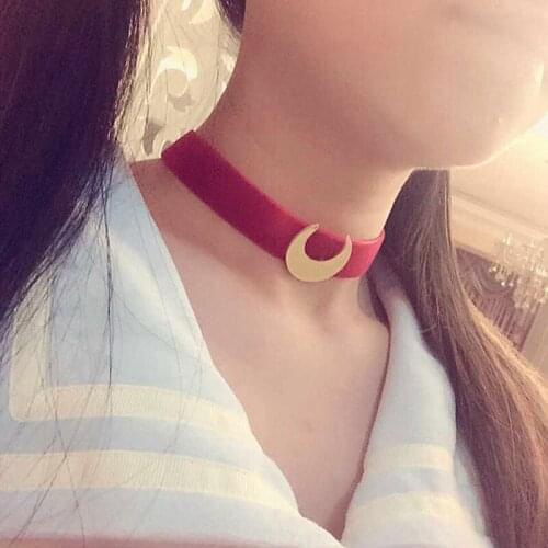 Cartoon Anime Velvet Necklace Stylish Simplicity Girl Collars Halloween Masquerade Beautiful Cute Necklace Gift