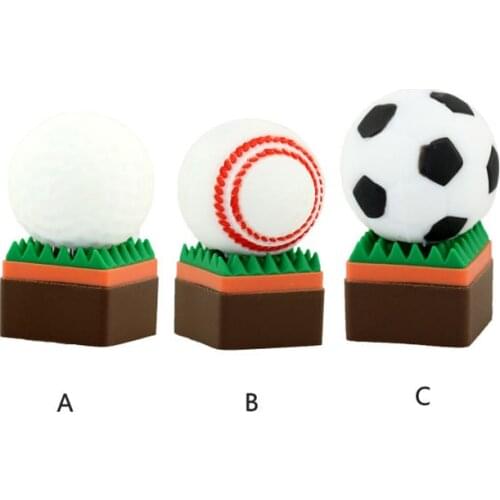 Cartoon Sports Ball USB Flash Drive Football Soccer Baseball Golf Pen Drive Memory Stick Usb 2.0 Pendrive Gift 4GB 8GB 16GB 32GB