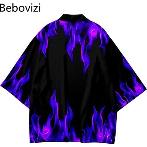 Harajuku Japanese Kimono Cosplay Haori Blouse Tops Yukata Fashion Robe Clothing Plus Size Cardigan Women and Men 2021