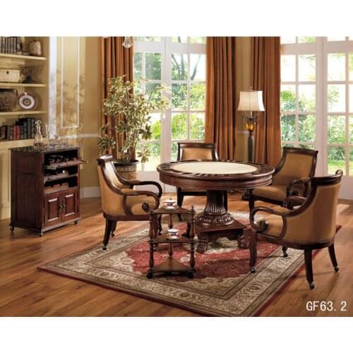 Game crystal small dining table and side cabinet Petite table à manger et meuble d'appoint en cristal de jeu GF63