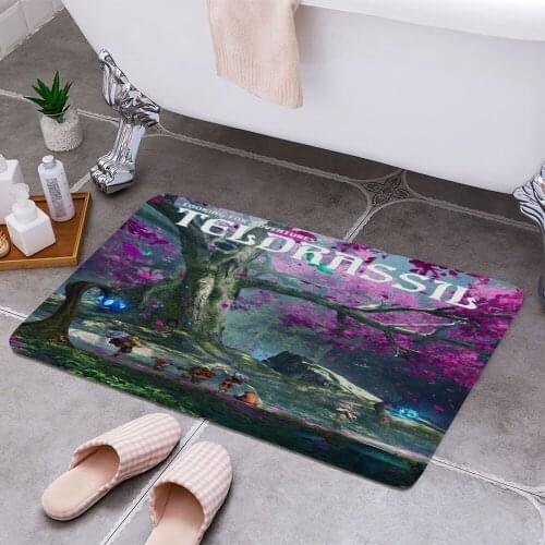 Teldrassil novel 3D Print Doormats Rectangle Non-Slip DoorMat Bedroom Kitchen Entrance Print Door rugs Dropshipping