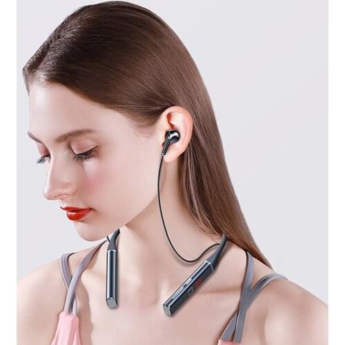 100 Hours Magnetic Bluetooth-Compatible Earphone Wireless HiFi Sound Stereo Headset Waterproof Sports Earbud with Microphone EQ