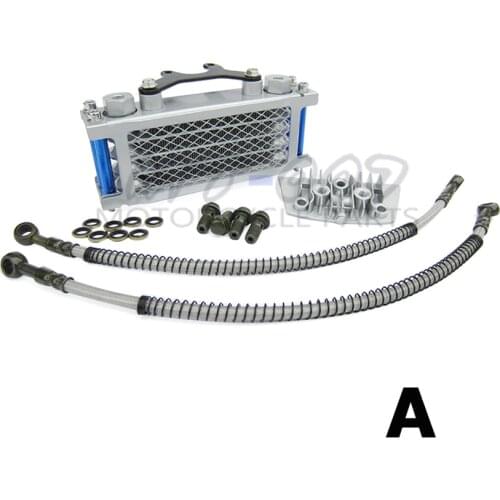 Oil cooler radiator engine dirt bike pitbike stunt ATV monkey Kayo stunt Irbis cr crf 50cc 70cc 90cc 110cc
