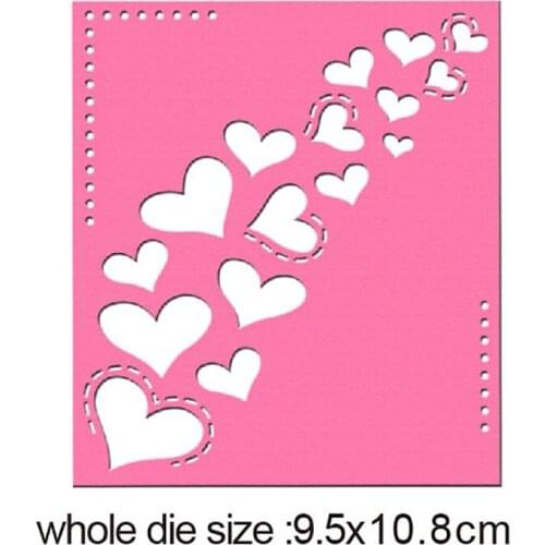 Heart frame Metal Cutting Dies Stencils 2020 new carft Scrapbooking Photo Album Decoration Embossing Paper Card making die cut