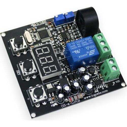 High quality AC 0-50A Current Sensor module Switch output Full range of linear output delay, relay output. Free shipping