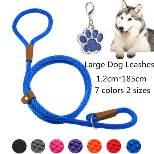 Durable Nylon Dog Leash Pet medium and large Walking Training Dog Leash Lead Dogs Leashes Strap Belt Traction Rope Dog Supplies