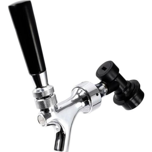 Adjustable Beer Tap Faucet Keg Beer Homebrewing Tap with Ball Lock Liquid 27RE