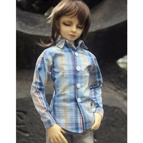 BJD Shirt Outfits Top Clothing Blue For 1/4 1/3 SD17 70cm 17" 24" custom for soo 72CM Tall BJD MSD SD DK DZ AOD DD Doll HEDUOEP