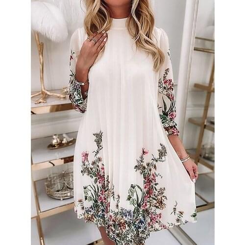 Shein Romwe Y2K Sexy Half Sleeve Print Ruched Party Beach Boho Women Floral Dress