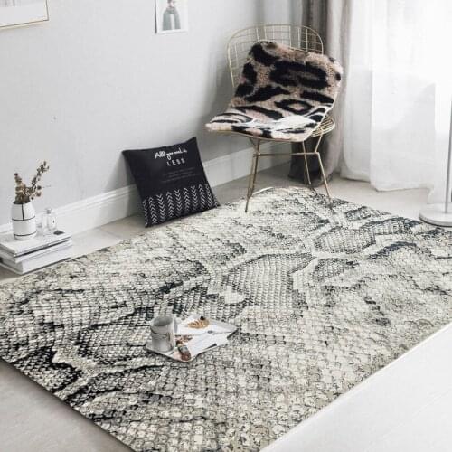 Stylish Southeast Asian Exotic Snake Style Kitchen Living Room Bedside CarpetCustom Size