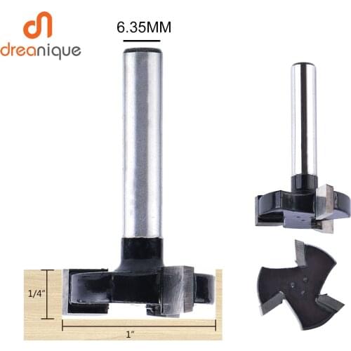 1PC Shank 3 4 Edge T Type Slotting Cutter Woodworking Tool Router Bits Wood Industrial Grade Milling Cutter Slotting