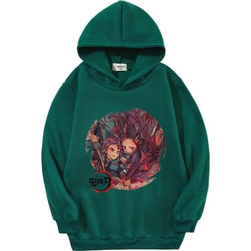 Demon Slayer Hoodie Spring and Autumn Boys and Girls Long Sleeve Sweatshirt Printed Kids Boutique Kids Clothing