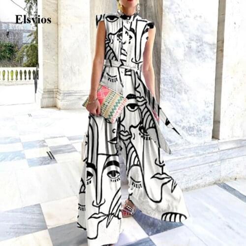 Retro Floral Print Office Lady Belted Jumpsuit Women Sexy Butterfly Sleeve Wide Leg Romper Casual O Neck Beach Overalls Playsuit