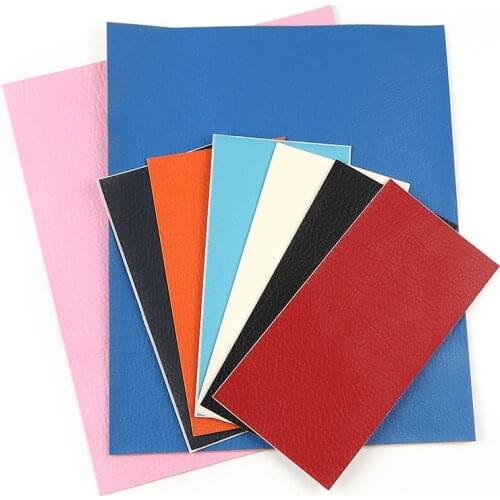 1pc 20x10cm 25x30cm 17 Colors No Ironing Self Adhesive Stick on Sofa Clothing Repairing Leather PU Fabric Big Sticker Patches