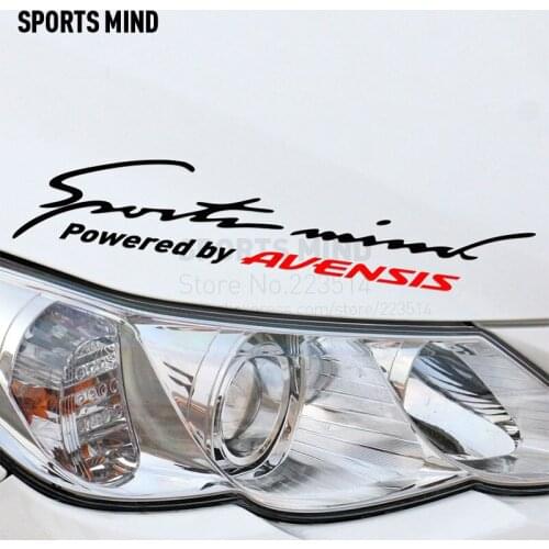 10 Pieces Sports Mind Car Decoration Car Sticker Decal Car Styling Exterior Accessories For Toyota Avensis t25 t27 Accessories