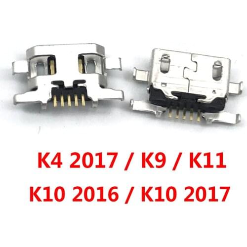 200Pcs For LG K9 K11 K10 K4 2017 K10 2016 Power USB Charging Connector Jack Charger Port Socket