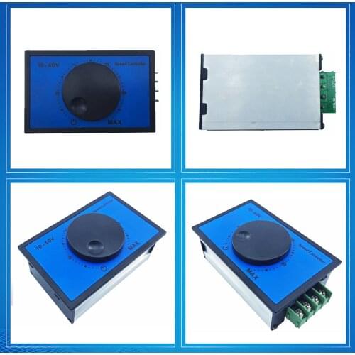 20A high-power PWM DC motor speed controller brush motor reducer slow start current limit 12V36V48