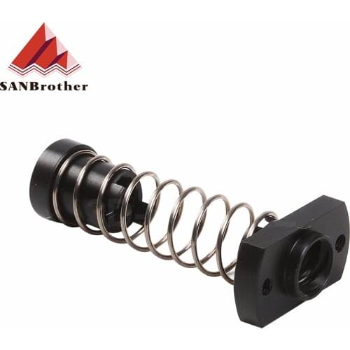 3D Printer Z Axis Trapezoid Motor Screw Nuts T8 Nut POM Nut Lead 8mm Pitch 2mm For Creality CR10 CR-10S Ender-3 Lead Screw