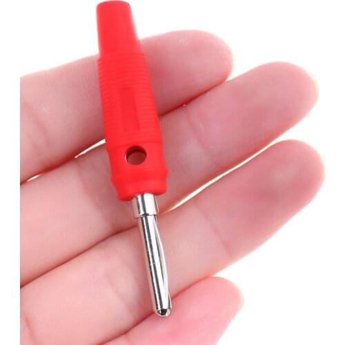 4pcs /2set 4MM Banana Plug Audio Speaker Connectors Amplifier Speaker Binding Post 4mm Banana Jack Plug For Cable Terminals