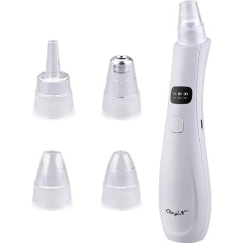 CkeyiN Diamond Dermabrasion Electric Blackhead Remover Vacuum Suction Acne Extractor Facial Pore Deep Cleansing Beauty Device
