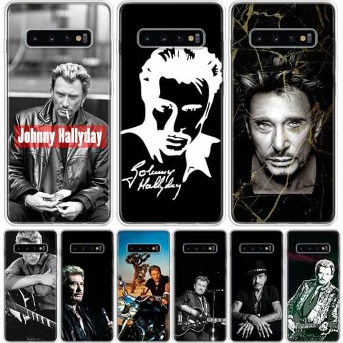 Johnny Hallyday Music Cover Phone Case For Samsung Galaxy A51 A71 A50 A10 A20E A30 A40 A70 M30S A01 A21 A6 A7 A8 A9 Plus + Coque