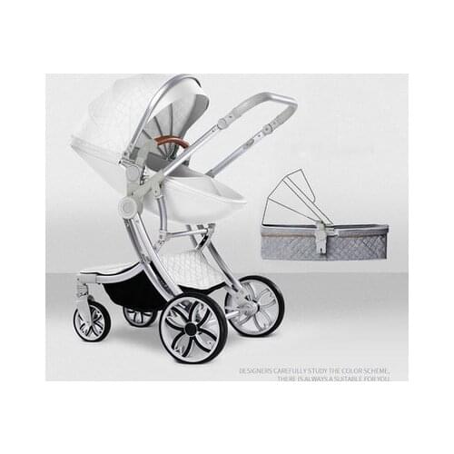 Baby Stroller High Landscape Carriage 2019 New 2 In 1 Infant Travel Pram Baby Carriage Portable Cart Wheels