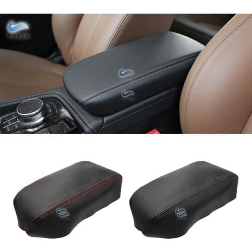 For BMW 1 Series F20 2016 2017 2018 2019 2020 Microfiber Leather Car Interior Center Console Armrest Box Cover Protective Trim