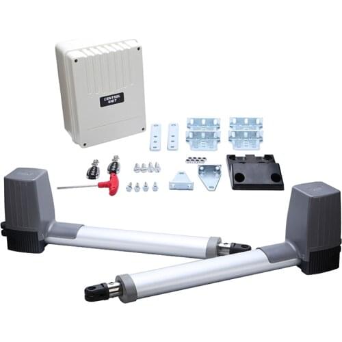 Remote Control Automatic Swing Gate Motor Kit For Double Door Access Control System