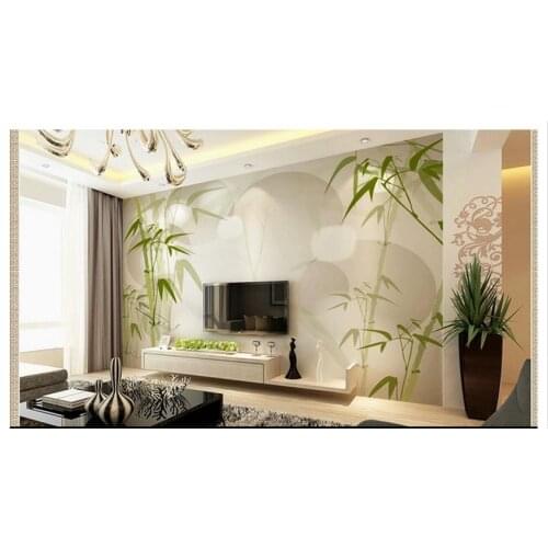 Custom photo wallpaper 3d wall murals Romantic flicker fresh bamboo dream TV setting wall painting bamboo wall paper home decor