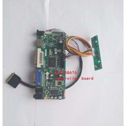 HDMI DVI audio VGA M.NT68676 controller board driver kit DIY for BT156GW01 V.0 panel 1366X768 15.6" LED LCD LVDS 40pin 2019