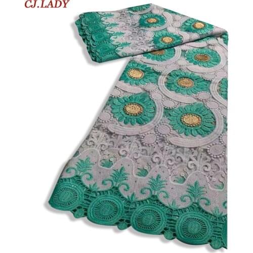 Lace Fabric White African Cotton Lace Fabric High Quality Embroidery Dubai Swiss Voile Lace In Switzerland Party Dress For Women