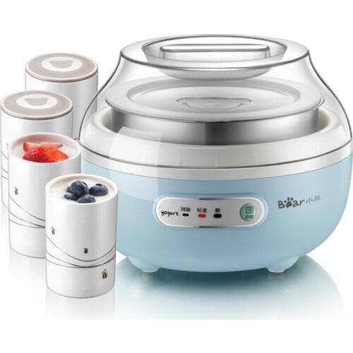 Bear Yogurt Machine Mini Automatic Stainless Steel Constant Temperature Fermenter Ceramic Yogurt Maker